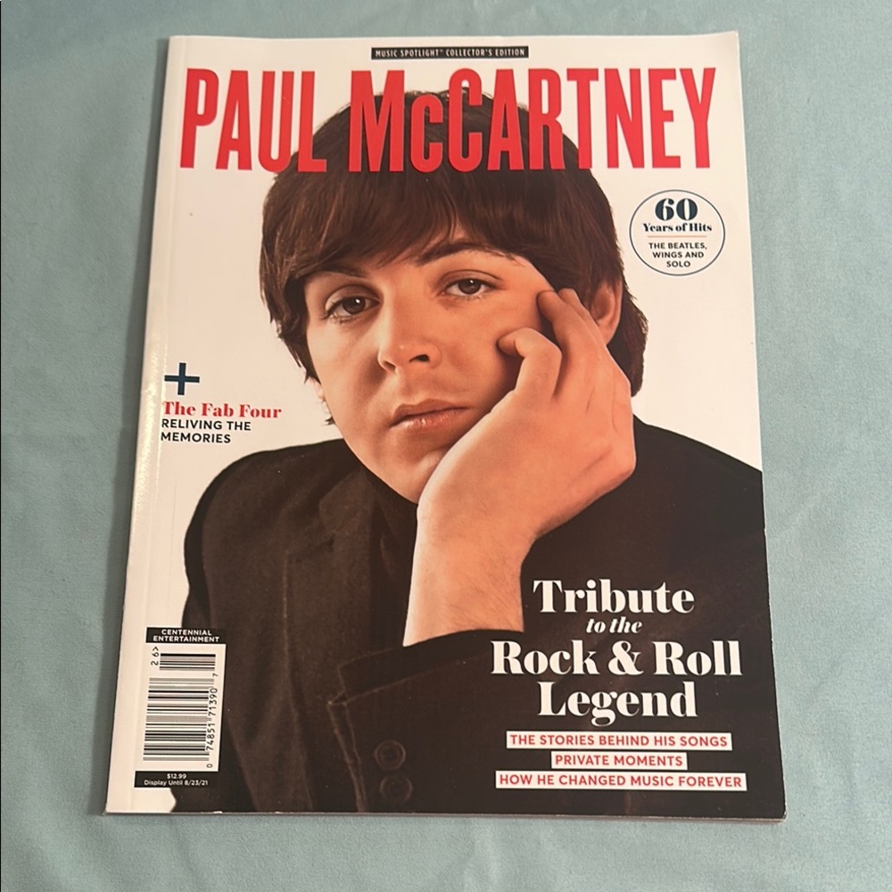 Brand NEW Paul McCartney Tribute Magazine music spotlight collector’s edition